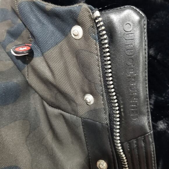 NWT Outdoor United Parka Small Camo Hercules Storm Waterproof Waxed Coating - Picture 6 of 16